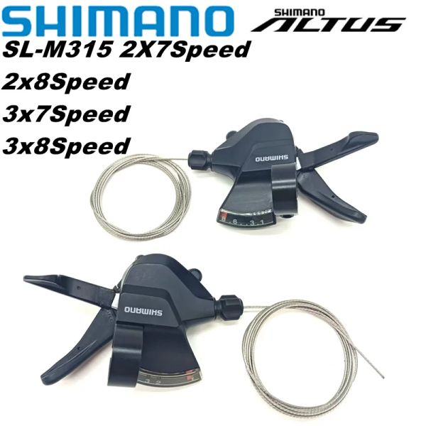 Shimano Altus SL-M315 Bike Shifter Lever 3x7 3x8 Speed 21S 24S Shifter Trigger Rapid Fire Plus Shifter кабель M315