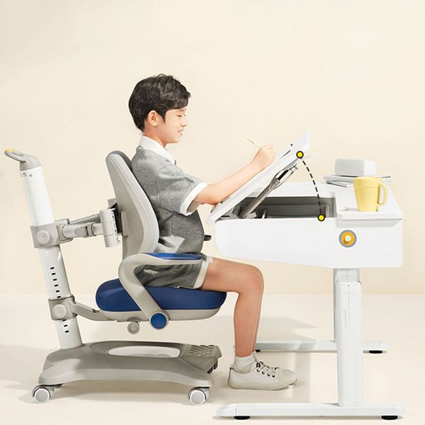 Çekmeceler Çalışma Masa Çocukları Yaratıcılık Çin Beyaz Masa Ayarlanabilir Minimalist Mesinha Com Cadeira Infantil Çocuk Mobilyaları