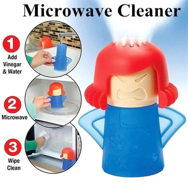 Mikrodalga Fırın Buhar Temizleyici Kızgın Mama Fırını Buhar Mutfak Buzdolabı Temizliği için Aletleri Kolayca Temizler Ücretsiz Nakliye