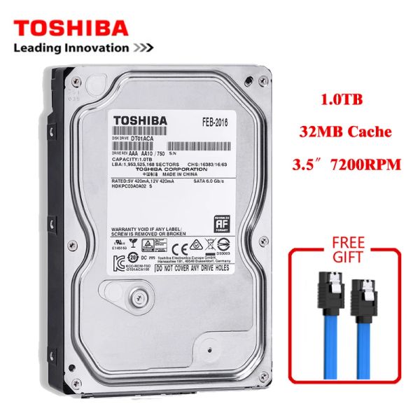 GUIDA TOSHIBA MARCHIO 1000GB Computer desktop 3,5 