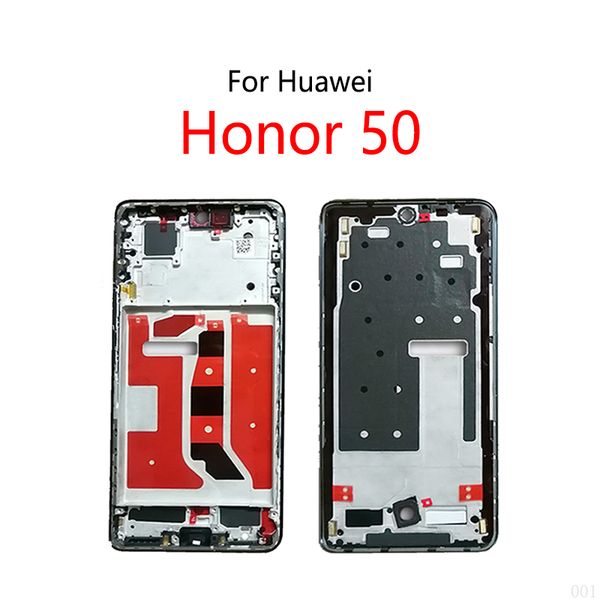 Huawei Honor için Orijinal Orta Çerçeve 50 LCD Ekran Destekleme Çerçeve Konut Desteği Çerçeve Plakası