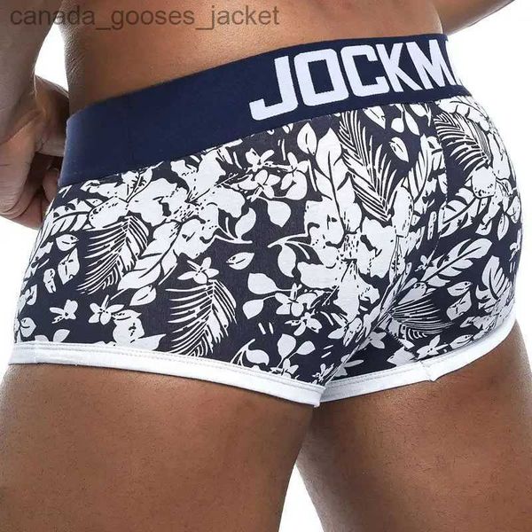 Braccilazioni Underpants New Sexy Lingerie Mens Cartone Cartone Stampa maschile da uomo comodo Lingerie morbida e traspirante biancheria intima C240411