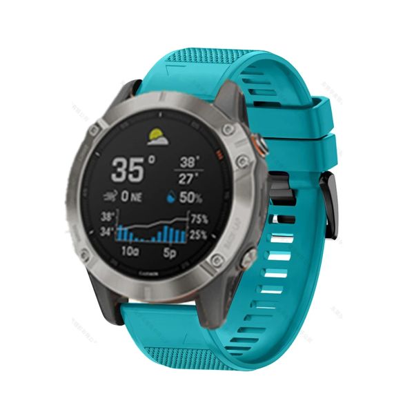 Cingcio a banda bracciale morbido in silicone per Garmin Fenix 5 5S 5x 6x 6s 6 3 3 ore Forerunner 945 935 Watch Release Quick Easyfit Correa