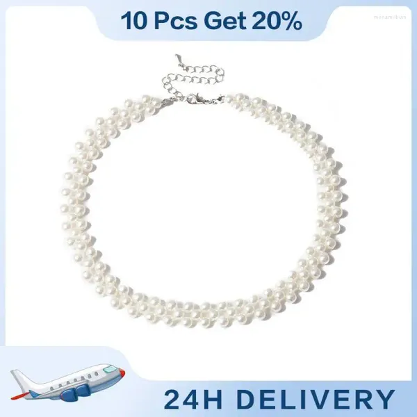 Choker Round handgefertigt empfindliche modische Perlen Halskette Mode in der Nachfrage exklusive Straße Snap Stylish Exquisites