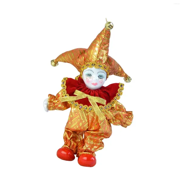 Dekorative Figuren Süßes Chishin Doll Basteln Miniatursammlung Ornament Porzellan Jester Clown Puppen für Desktop Home Dekoration