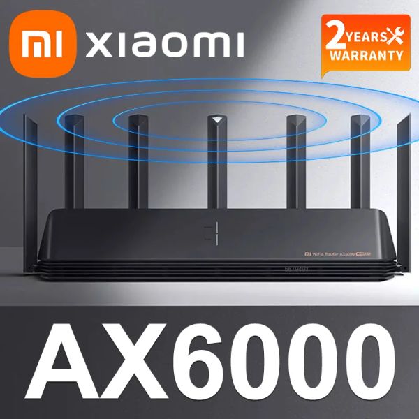 Epilatoren Xiaomi Ax6000 WiFi Router Signal Booster Repeater Extend Gigabit -Verstärker WiFi 6 Nord VPN Mesh 5GHz WiFi -Router für Smart Home