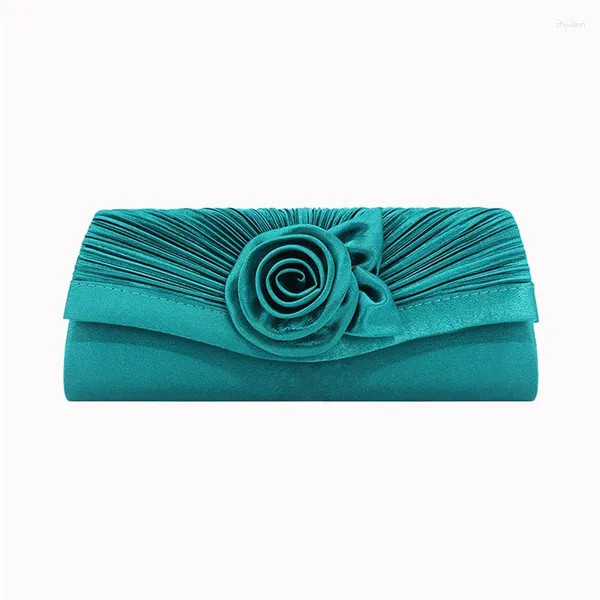 Bolsas de noite, senhoras Cetin Clutch Fashion Wedding Color Party Party Bag Wallet Bolso de Embrake 2024