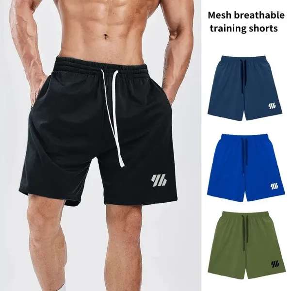 Herren Shorts 2024 Sommer Fitness Sports Laufhosen Lose Elastizität schneller trockener Jogginghosen Mesh Basketball Training Strand Strand