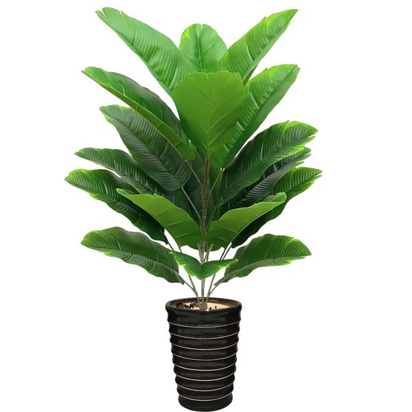 75 cm 21 forchette piante artificiali Palma finta grande plastica di plastica di cocco foglie di cycas in finta fago per decorazioni per la stanza della casa