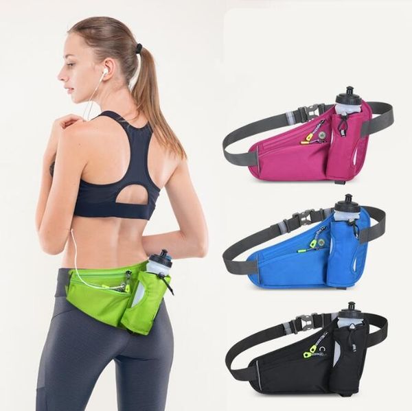 Neue Outdoor-Sport multifunktionaler Fitness-Taillenbeutel im Outdoor-Klettern mit dem Klettern mit dem Klettern mit der Wasserdichte Wasserflasche Aufbewahrung Taillenpackung