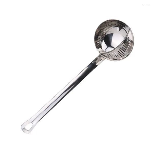 Ложки кухня из нержавеющей стали суп -суп -ложка Spoon Colander Dailware Restaurant Skimmer