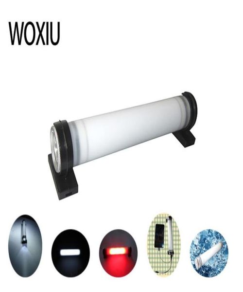 WOXIU Taschenlampe Multi -Funktion LED LED Light Multifunktion wiederaufladbare Arbeitstaktik 1 Lampe Tragbare USB -Notfall -Solar Camping Min3521280