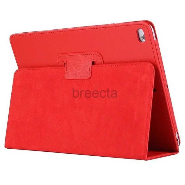 Корпуса с таблетками ПК Корпус для iPad 9.7 2017 2018 5/6th 10.2 7 8 9th Gen Cover Auto Sleep PU Кожаный чехол IPad Case Air 1/2 воздух 4 Защитный корпус всего тела 240411