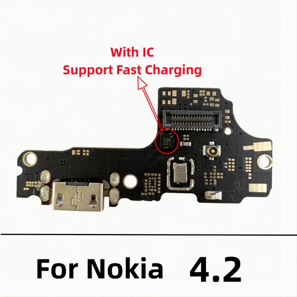 USB -зарядная док -разъема зарядного порта Гибкий кабель для Nokia 3 3.1 плюс 3.2 4.2 5 5.1 5.3 5.4