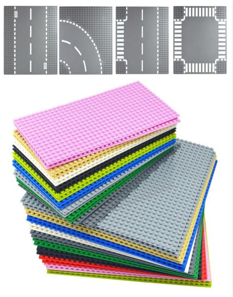 Road Street Kompatible Gebäude Basisplatten Abmessungen Grundlagen Kunststoff mit Stadtkonstruktion Lego Classic -Platten Blöcke Ziegel TJQGH 7213450