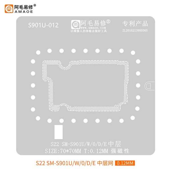 Mittelschicht-Neuballe-Schablone für Samsung Note S 20 Serie Ultra N9860 N981U SM-N981N SM-N9810 N981U N981N N9810 SM-G986B/G980F/9