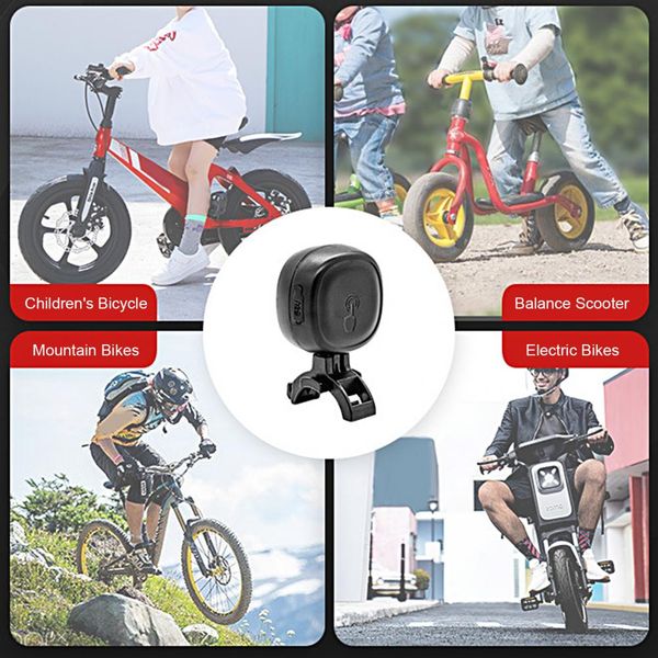 Ciclismo prático Horno elétrico Voz alta compacta Touch Touch Horn USB Bickes Horn