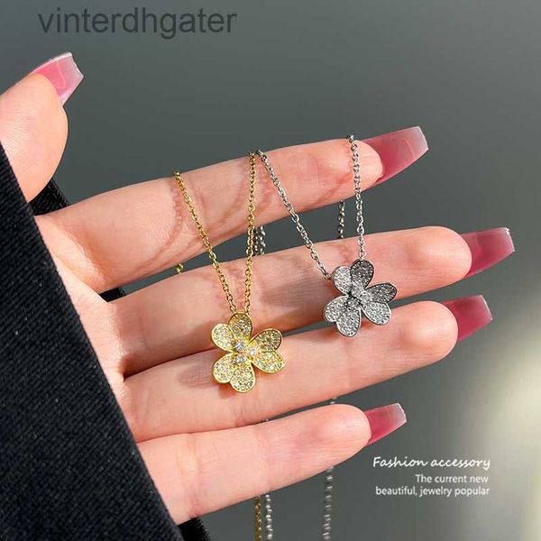 High -End -Vancelfe -Marke Designer Halskette Echtes Gold Elektroplattierte Mikro -Zirkon -Temperament Halskette für weibliche trendige Designer -Marke Schmuck Schmuck