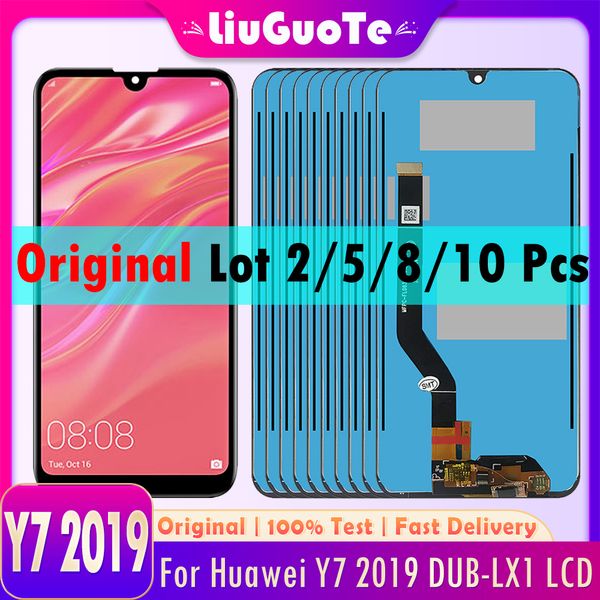 Großhandel 2/5/8/10 Stück/Los für Huawei Y7 2019 LCD -Bildschirm Display Y7 Pro und Y7 Prime 2019 mit Touch Assembly