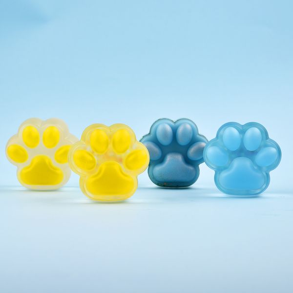 Nuovo stampo in resina a goccia singola glassa a gamba ad artiglio silicone stampo fai -da -te portachiavi fatti a mano Carente gatto ad artiglio silicone stampo all'ingrosso