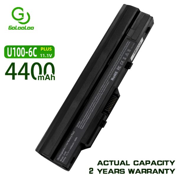 Baterias Golooloo 4400mAh Bateria de laptop para MSI Wind K40in U90 U210 U100 U230 K40in BTYS12 3715AMS6837D1 6317ARTL8187SE TX2RTL8187S