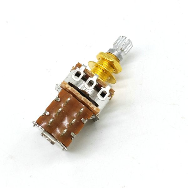 3pcs Guitar Potenciômetro Controle Push/Pull Pot com interruptor de divisão de coleta de bloco de terminal reto A500K/B500K