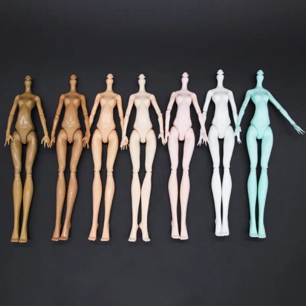1/6 de boneca Corpo Parte 24 cm Acessórios corporais de altura Hight Hight School Doll Toys for Girls Green / Brown Skin