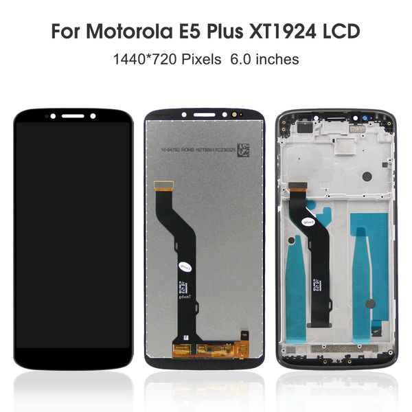 6.0'''P per Motorola Moto E5 Plus per Ori Moto E5 Plus LCD Display Touch Screen Digitazer Sostituzione