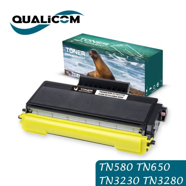 Замена картриджа к Qualicom Compatible тонера для брата TN580 TN620 TN650 TN3170 TN3230 TN3280 для использования с Brother Printer