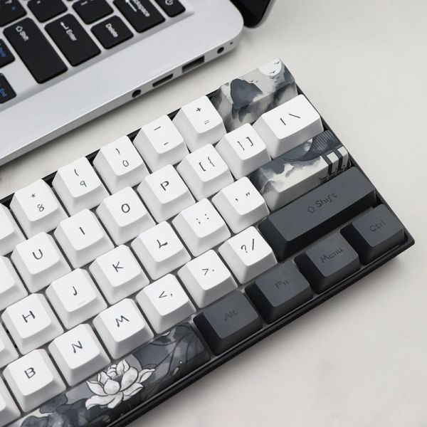 Acessórios TELARCAP DYE SUBlimação OEM Perfil Teclado mecânico PBT keycap 124 Keys/Set DropShip