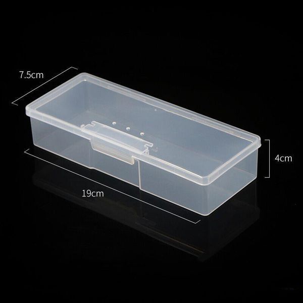 Neue Hot Sale Stand Display Boxes Organizer Fallpuffer Schleifdateien Kunststoff Plastik Nagelkunstausrüstung Aufbewahrungsbox