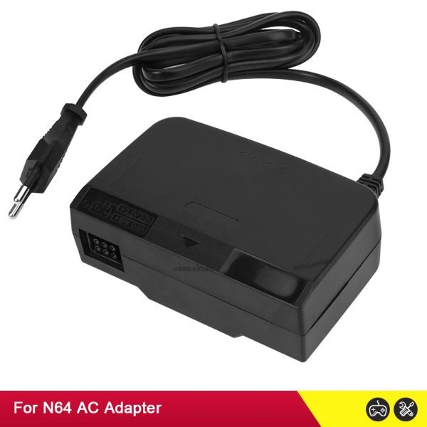 Für Nintendo N64 AC -Adapter Ladegerät tragbare Reisempfänger -Stromversorgungswandler Wandladegerät US EU Plug Dropshipping