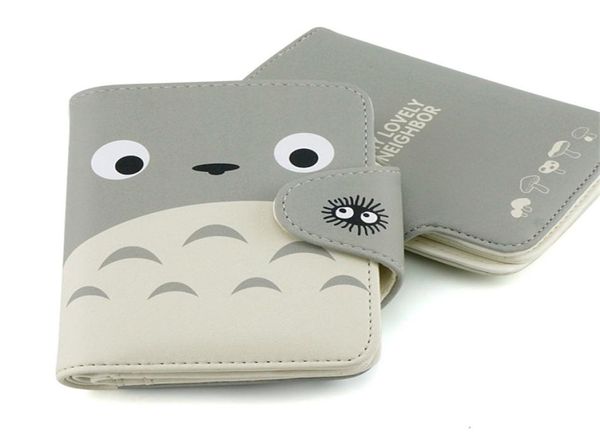 Meine Nachbarin Totoro Wallet Schöne Katze Japanische Anime PU Leder Kurztasche HaSp Ladies Wallet Kawaii Kartenhalter für Studenten1342179