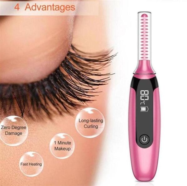 Eyelash Electric Tragbare elektrische Perm erhitzte Wimpern Helller Langlebige Augenwimpern Curler Make -up Curling Kit für Frauen Schönheit 6506046