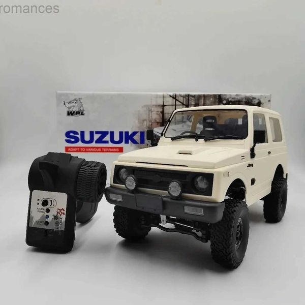 Carro elétrico/RC 1/10 WPL C74 2.4G Jimny Warrior JA11 JA11 4WD Track Remote Control Car Modelo 240411