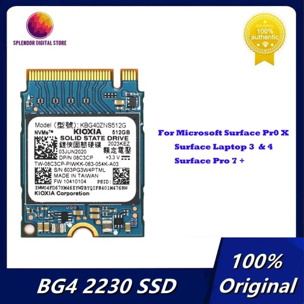 GUIDA BG4 originale BG4 128GB 256GB 512 GB SSD 2230 PCIE 3.0x4 NVME M.2 2230 SSD per superficie a vapore