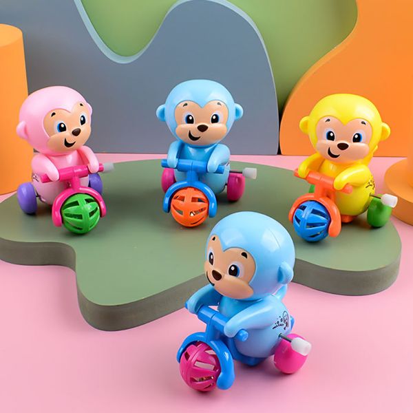 Детские часовые игрушечные велосипедные обезьяны с звонком головокружения автоматическая езда без батарей детей Движение дня рождения подарки инерция Car Car Toys