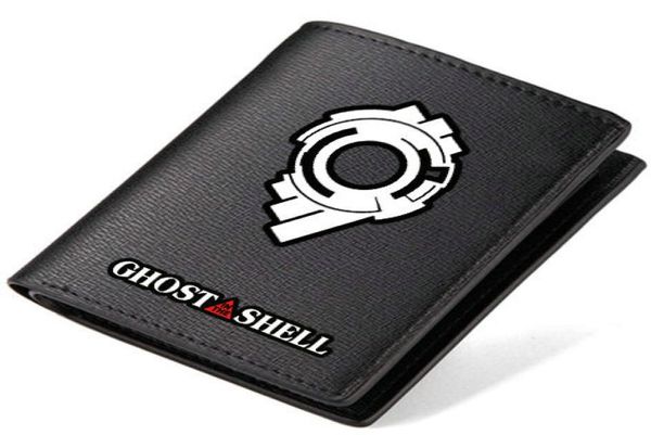 Ghost in the Shell carteira boa bolsa anime Anime curto note em dinheiro dinheiro dinheiro notecase Leather Burse Bag Cartters4278548