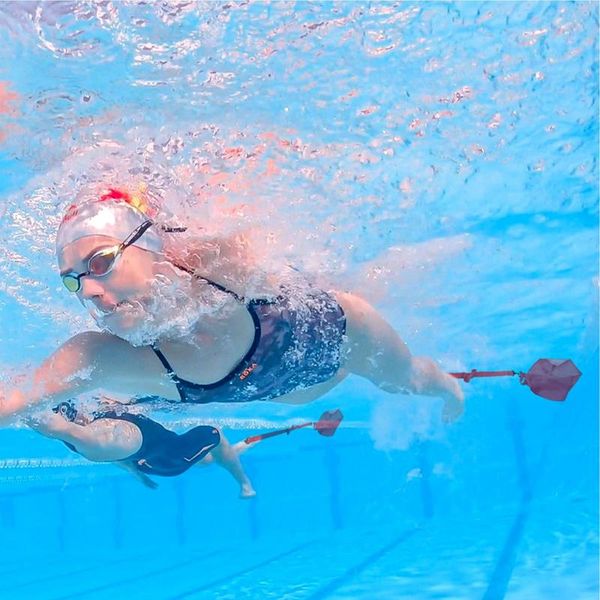 Einstellbare Schwimmwiderstandstraining Wasserbeutelstärke Ziellufer Fallschirm Erwachsene Ausrüstung Oxford Tuch