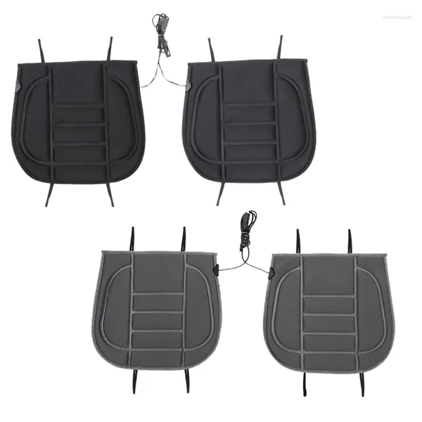 Capas de assento de carro Universal 12V Aquecimento de almofada de almofada dupla de 12V Aquecedor de termostato de inverno