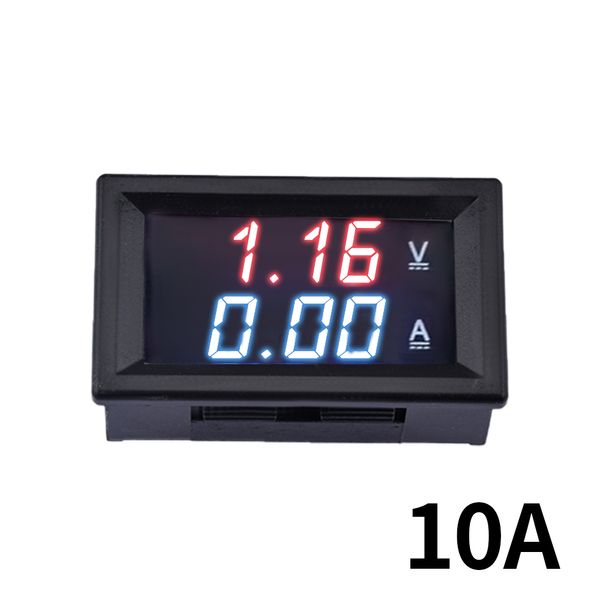 Mini DC 100V Digital Car Voltmeter Amperometer 10A 50A 100A Display LED Pannello AMP Volt Tensione Corrente Tester Rilevatore