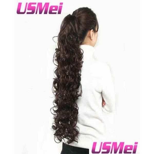 Волосы USMEI 32 дюйма в длину вьютный кудрявый купе