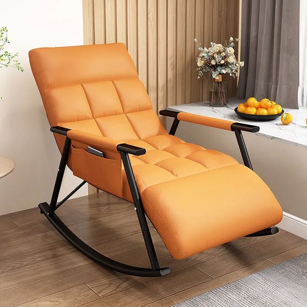 Sofás nórdicos Cadeiras de balanço da sala de estar móveis de casa Tecnical Techn impermeabilizada Modern simples quarto de lounge relaxante