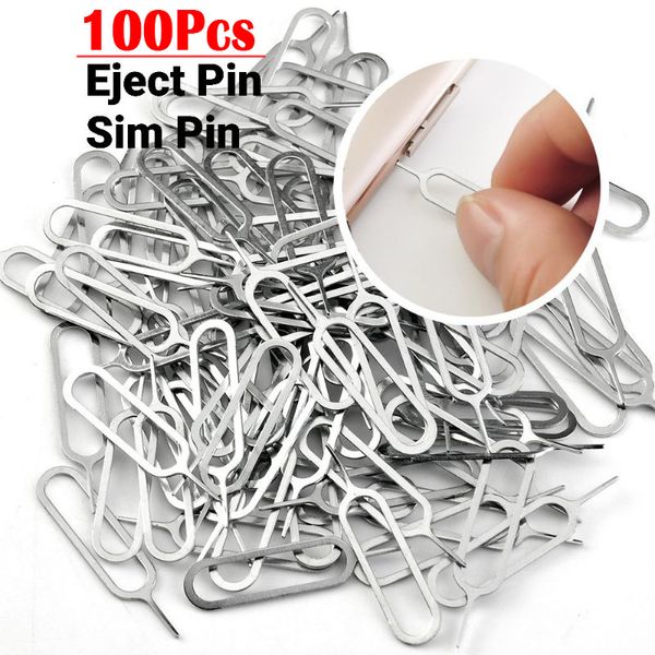 100/50/10/1pcs SIM SIM Espulso di espulsione del vassoio Pin Strumento di rimozione dell'Eietta