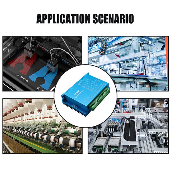 HBS57 Driver servo ibrido DC24-70V 0-200KHz DC Alimentazione Massima corrente 5A per NEMA23 NEMA24 Controller CNC Motore a loop Close