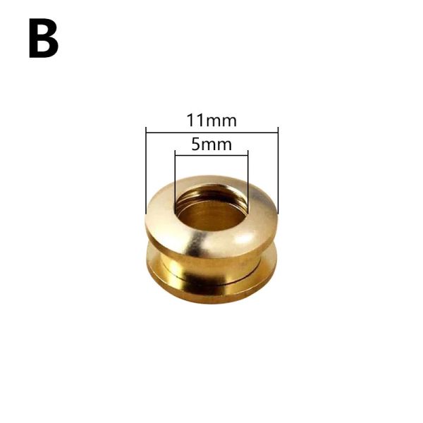 Omulini a vite in ottone solido con lavandina di metallo metallico GEGNO DI GUAGNO PIELO PER GIOCHI PER GIOCHI SCARPA SCARICA