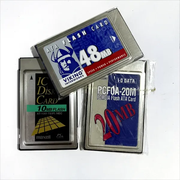 Carte di alta qualità !!!PCMCIA ATA Flash Card 10 MB 45MB 48MB 100 MB 224 MB da 1,2 GB Memoria per PC 68pins