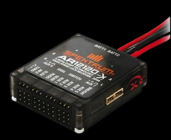 Spektrum AR12120 de alta qualidade 12- DSMX XPLUS PowerSafe Receptor SPMAR12120 com quatro satélites SPCM9645 Frete grátis