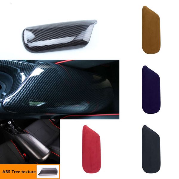 Acessórios para carros novos delicados para Toyota Chr C-HR 2018 2019 2020 2021 LHD Armrest Box Cover Decorativo Abs Carbon