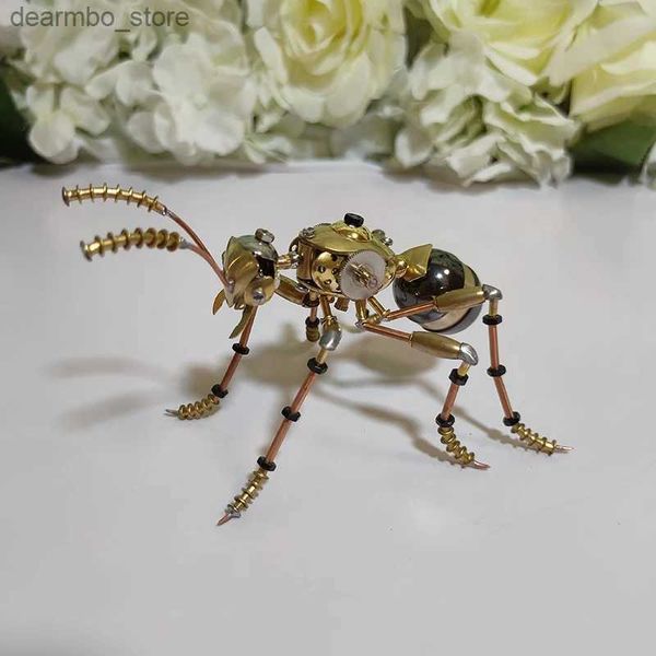 Arte e mestieri Ornamenti di formiche meccaniche a vapore All Insect Creative Paraponera Clavata Clavata Desktop Decoration L49